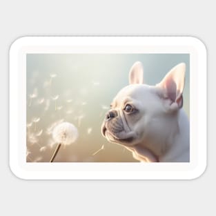 French Bulldog Dog Pet Animal Tranquil Sticker